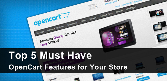 Top 5 Must Have Opencart Features for Your Store